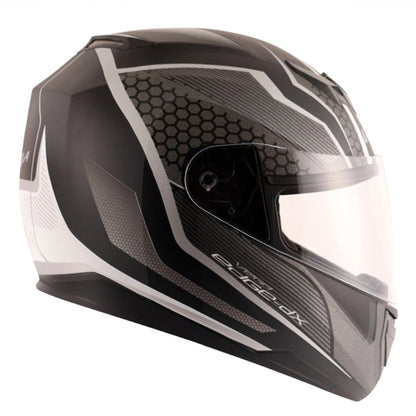 Vega Edge DX Blast Helmet - Black Silver