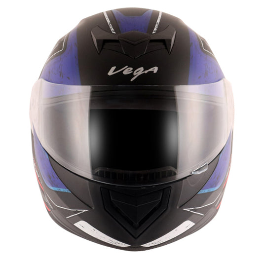 Vega Edge DX Crystal Helmet - Dull Black Blue