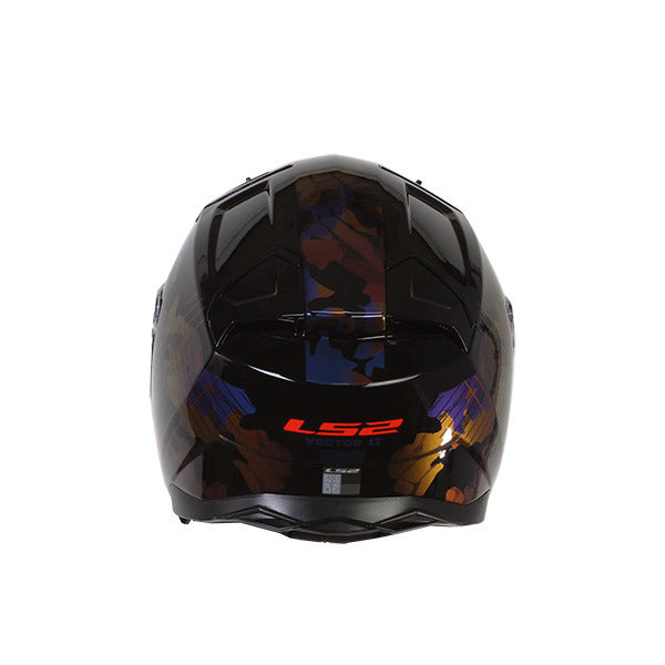 LS2 FF811 Vector Kamo Helmet Gloss Black Blue