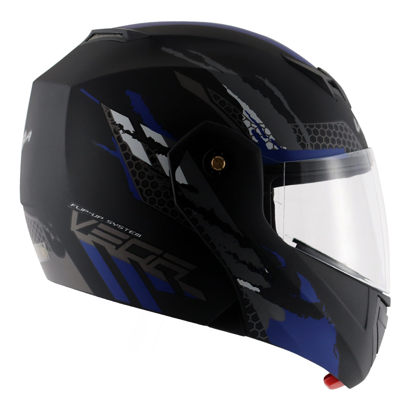Vega Crux DX Flex Helmet - Dull Black Blue