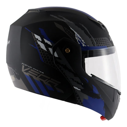Vega Crux DX Flex Helmet - Dull Black Blue