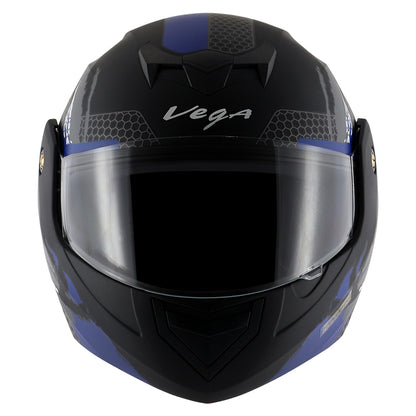 Vega Crux DX Flex Helmet - Dull Black Blue