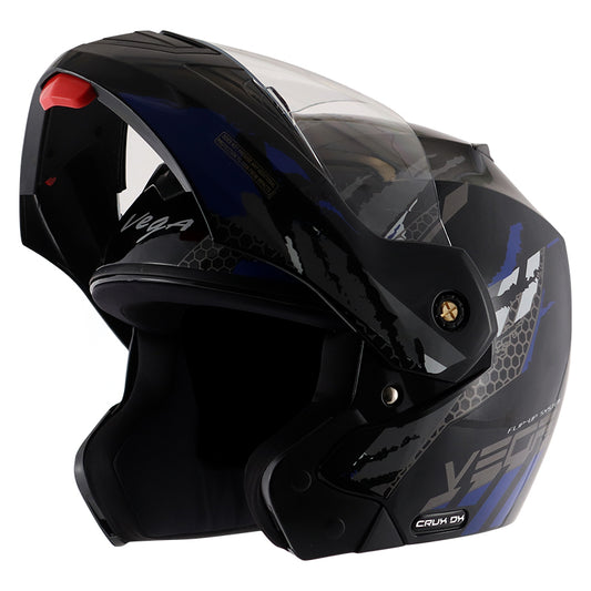 Vega Crux DX Flex Helmet - Black Blue