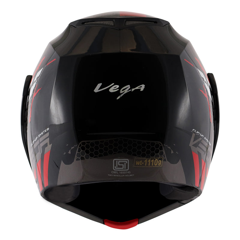 Vega Crux DX Flex Helmet - Black Red