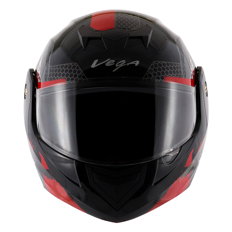Vega Crux DX Flex Helmet - Black Red