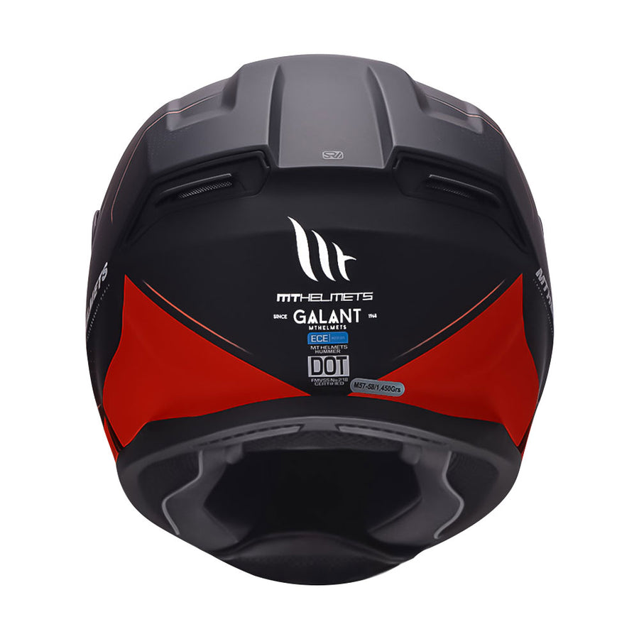 MT HUMMER GALANT HELMET - Matt Red