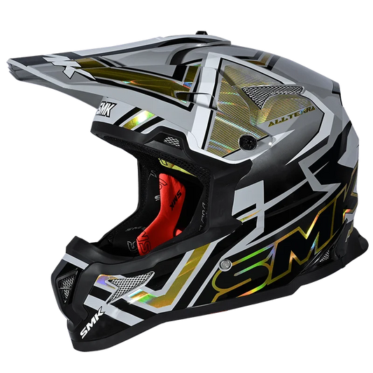 SMK Allterra X-Aces Helmet - GL 627 Grey Black Orange