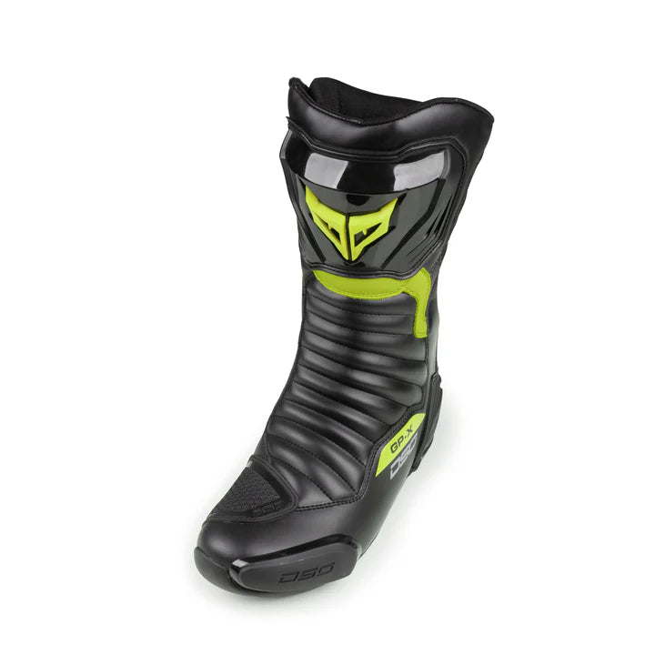 DSG GP-X Riding Boot - Black Yellow Fluo