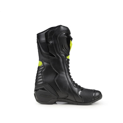 DSG GP-X Riding Boot - Black Yellow Fluo