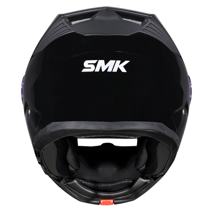 SMK GULLWING SOLID HELMET - GL200 BLACK