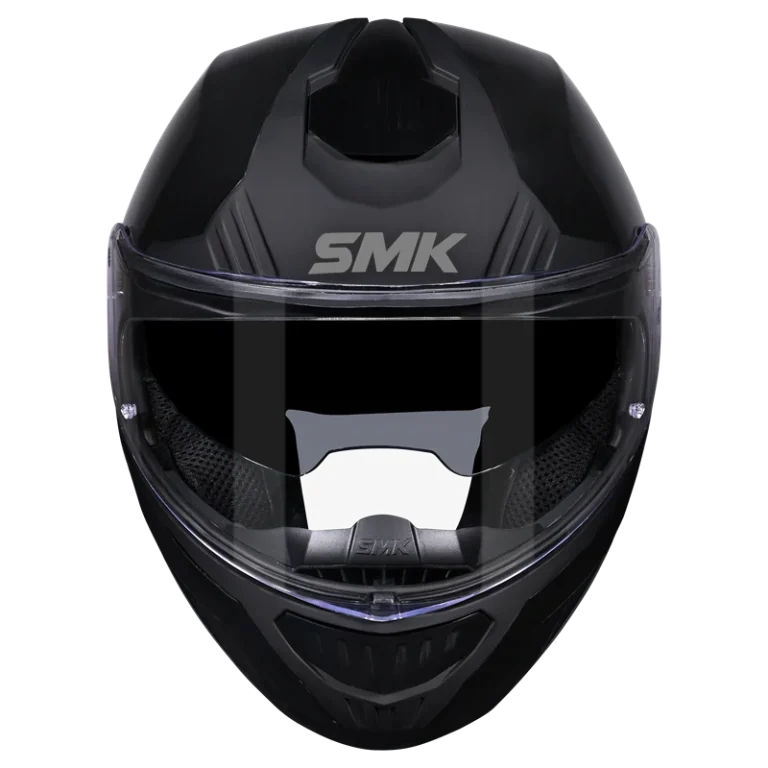 SMK GULLWING SOLID HELMET - GL200 BLACK