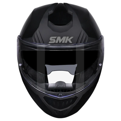 SMK GULLWING SOLID HELMET - GL200 BLACK