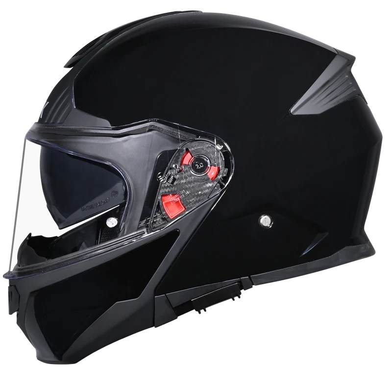 SMK GULLWING SOLID HELMET - GL200 BLACK