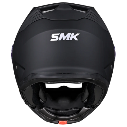 SMK GULLWING SOLID HELMET - MA200 MATT BLACK