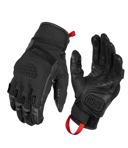 RYNOX Gravel Dualsport Gloves - All Black