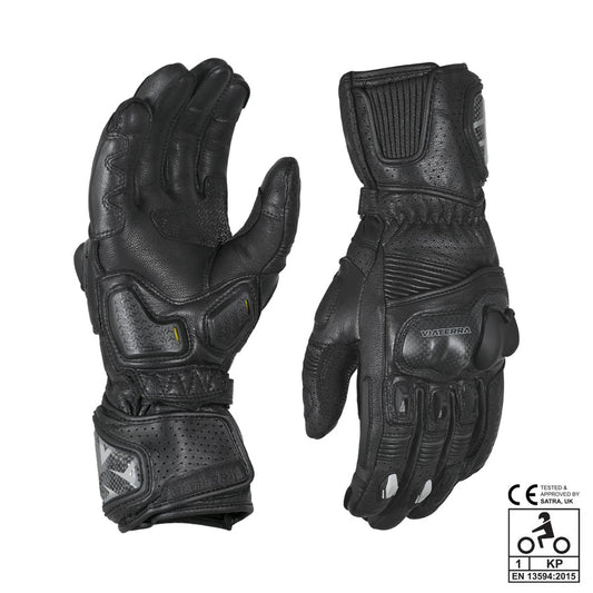 VIATERRA GRID – FULL GAUNTLET MOTORCYCLE RIDING GLOVES