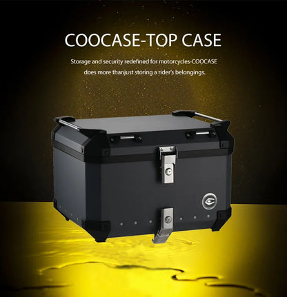 COOCASE Aluminium Top Case 55L - Black