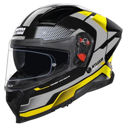 STUDDS HELIOS D1 ASPHALT DECOR HELMET
