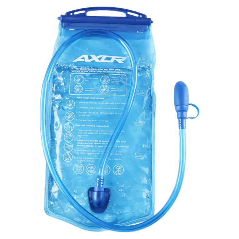 AXOR OASIS HYDRATION BAG WITH BLADER - BLACK BLUE