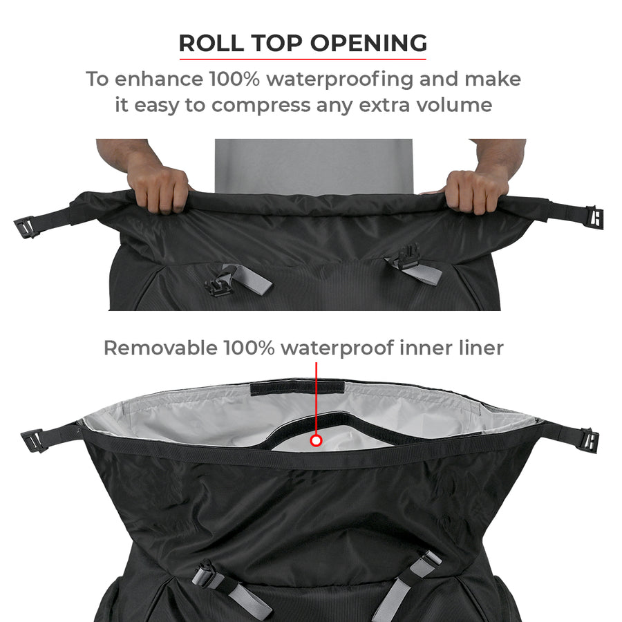 Viaterra RTW Series - Hammerhead 75 Universal Motorcycle TailBag