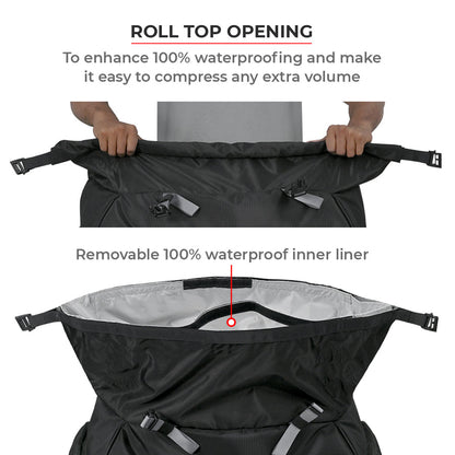Viaterra RTW Series - Hammerhead 75 Universal Motorcycle TailBag
