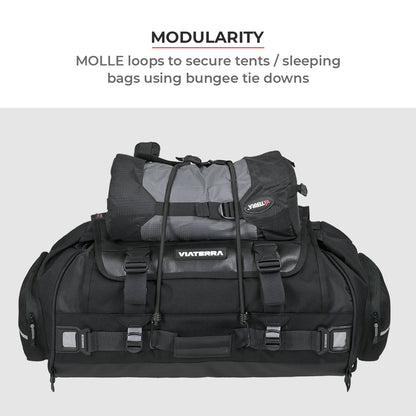 Viaterra RTW Series - Hammerhead 75 Universal Motorcycle TailBag