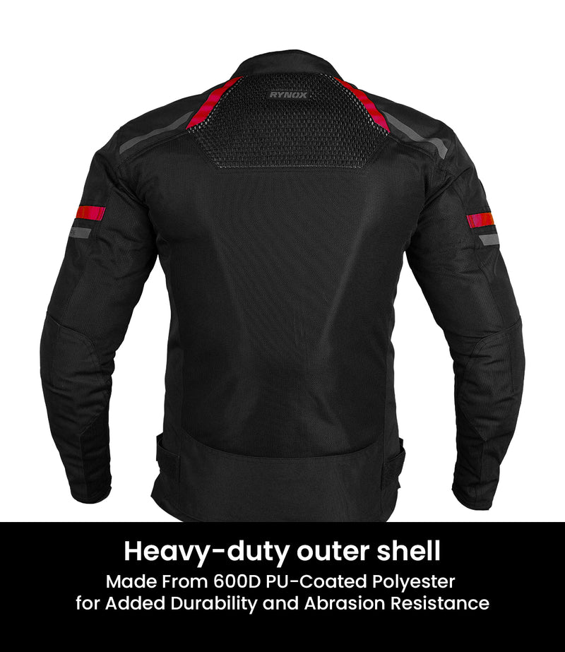 RYNOX Helium GT 3 Jacket - Black Red