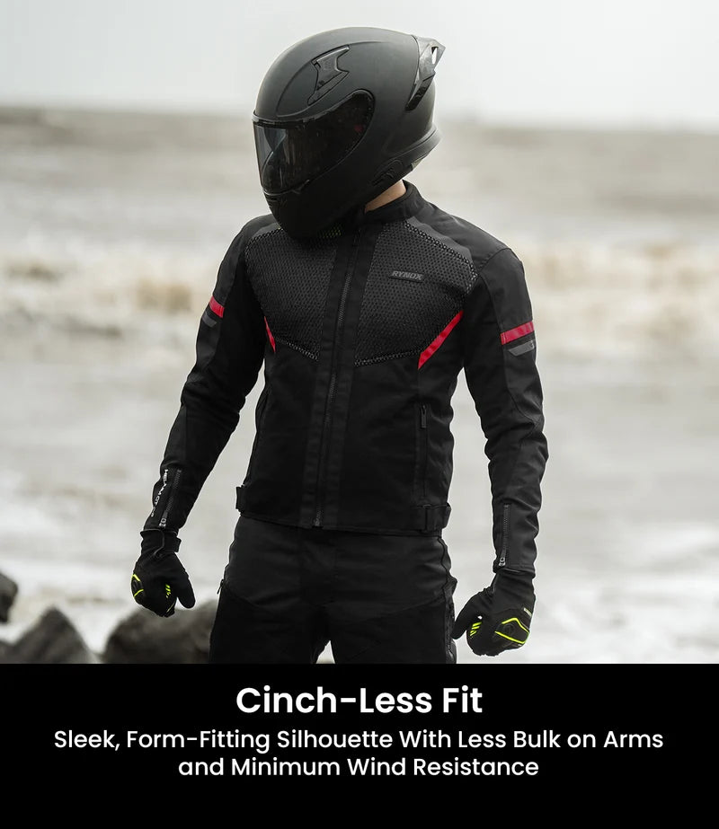 RYNOX Helium GT 3 Jacket - Black Red