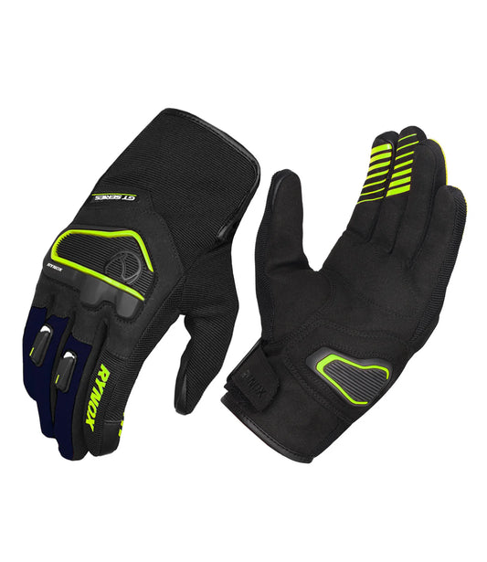 RYNOX Helium GT 2 GLOVES - Black Hi-Viz Green
motorizzr