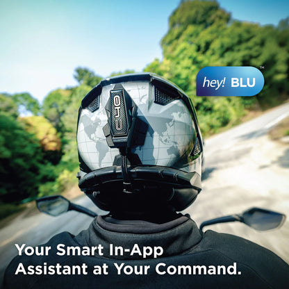 BluArmor C40 Grid - Motorcycle Helmet Intercom