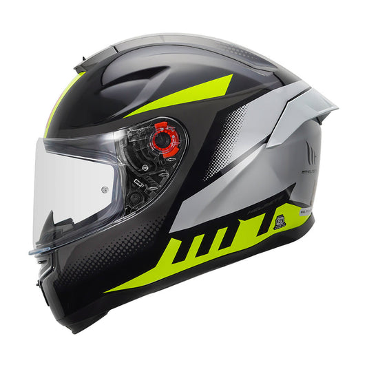 MT HUMMER BRICK HELMET - Glossy Fluorescent Yellow