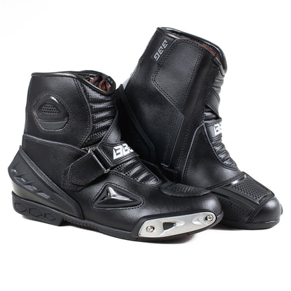 Biking Brotherhood Ankle Boot – Black