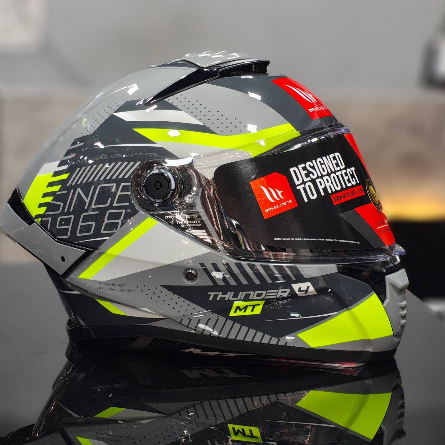 MT Thunder4 SV Luminence Helmet - H3 Fluor Gloss