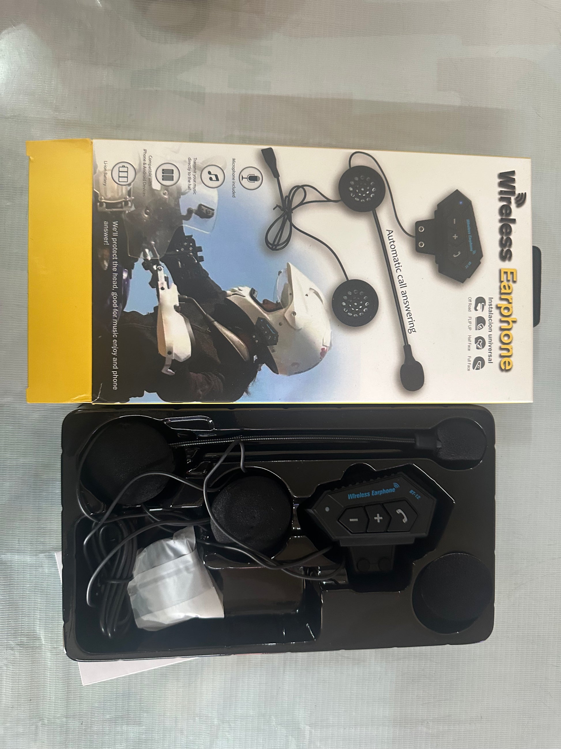 BT12 HELMET BLUETOOTH – Motorizzr - Main Image