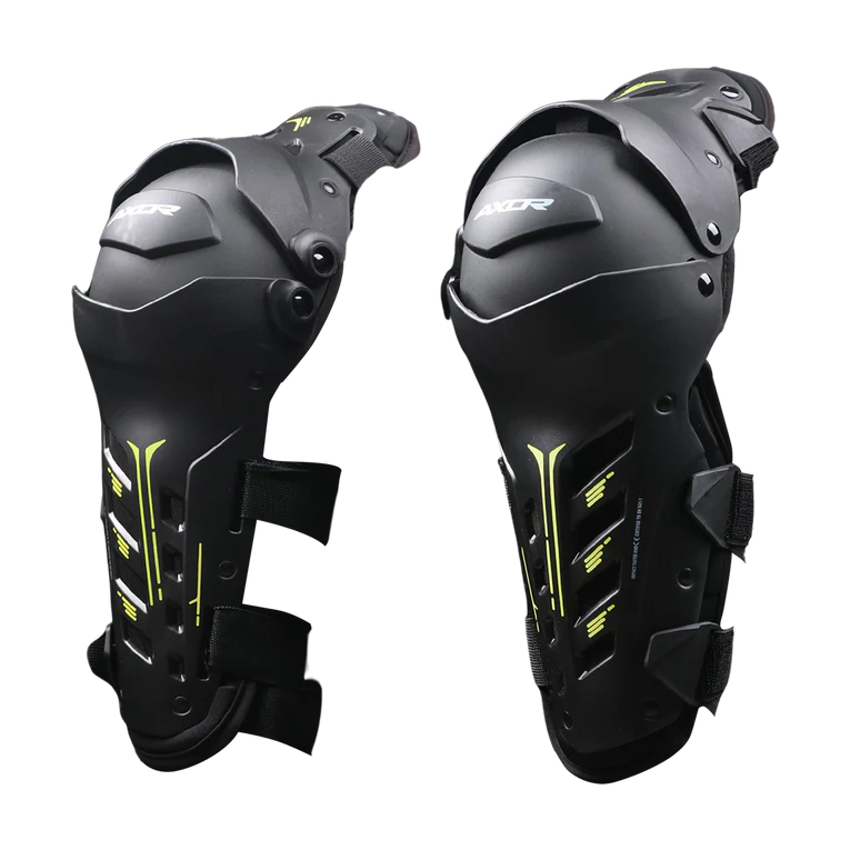 Axor Impact-X Knee Guard - Black Neon Yellow