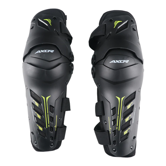 Axor Impact-X Knee Guard - Black Neon Yellow