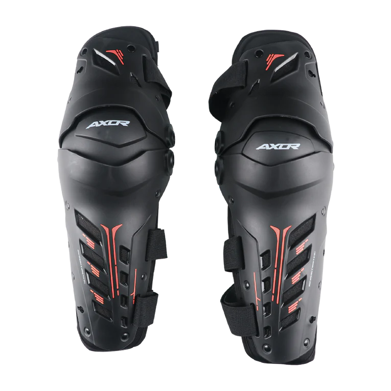 Axor Impact-X Knee Guard - Black Red