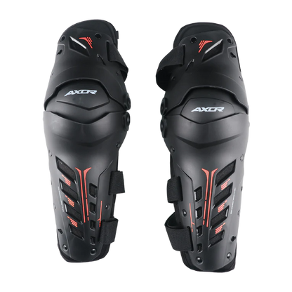 Axor Impact-X Knee Guard - Black Red
