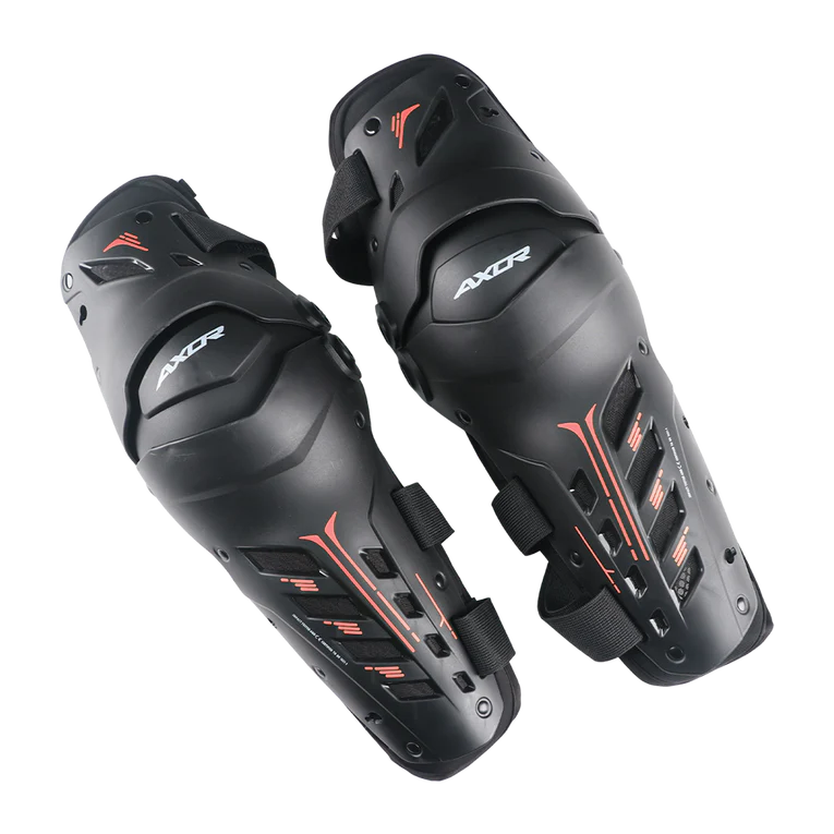 Axor Impact-X Knee Guard - Black Red