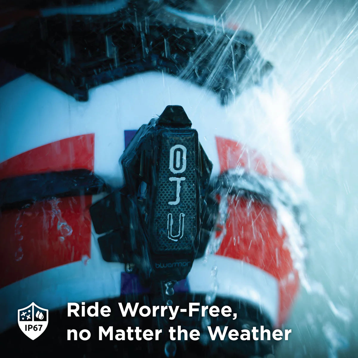 BluArmor C40 Grid - Motorcycle Helmet Intercom