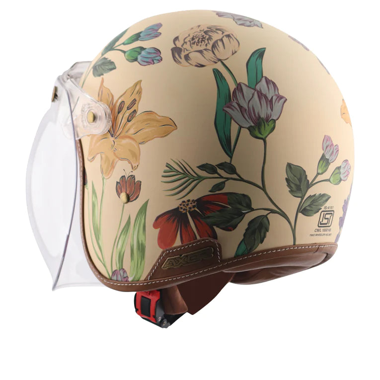 AXOR RETRO JET IBIZA WOMENS HELMET- BEIGE