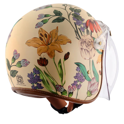 AXOR RETRO JET IBIZA WOMENS HELMET- BEIGE