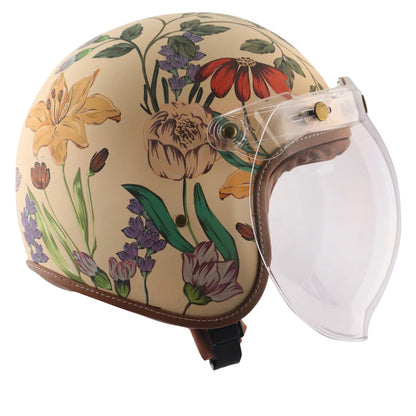 AXOR RETRO JET IBIZA WOMENS HELMET- BEIGE