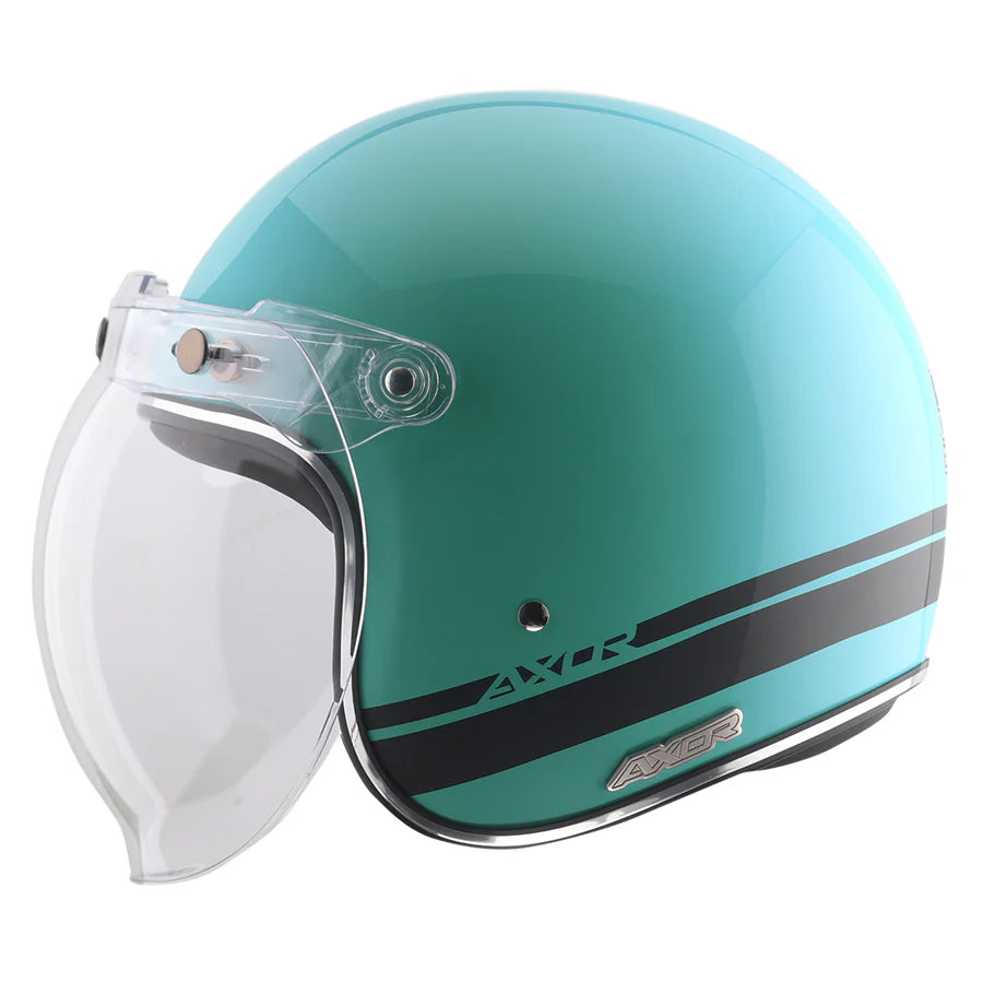 Axor Retro Jet Sportz S13 Helmet - Blue Black