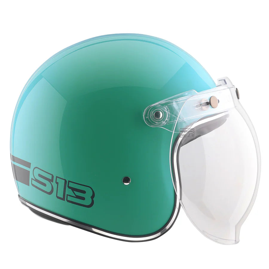 Axor Retro Jet Sportz S13 Helmet - Blue Black