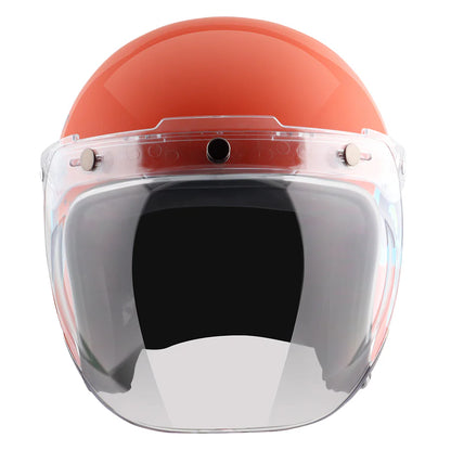 Axor Retro Jet Sportz C13 Helmet - Orange Blue