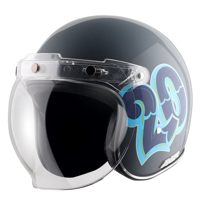 Axor Retro Jet Sportz C13 Helmet - Slate Blue