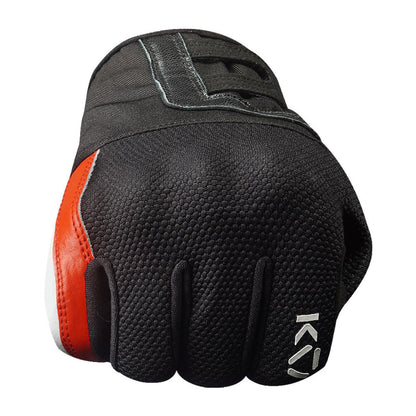 KORDA STREET SHORT CUFF RIDING GLOVES - Red