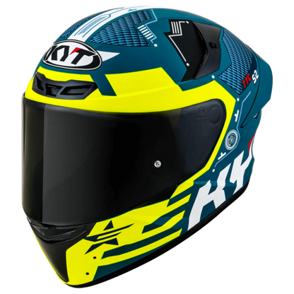 KYT TT Course Fuselage Helmet - Matt Yellow