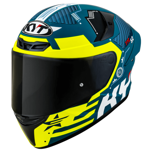 KYT TT Course Fuselage Helmet - Matt Yellow